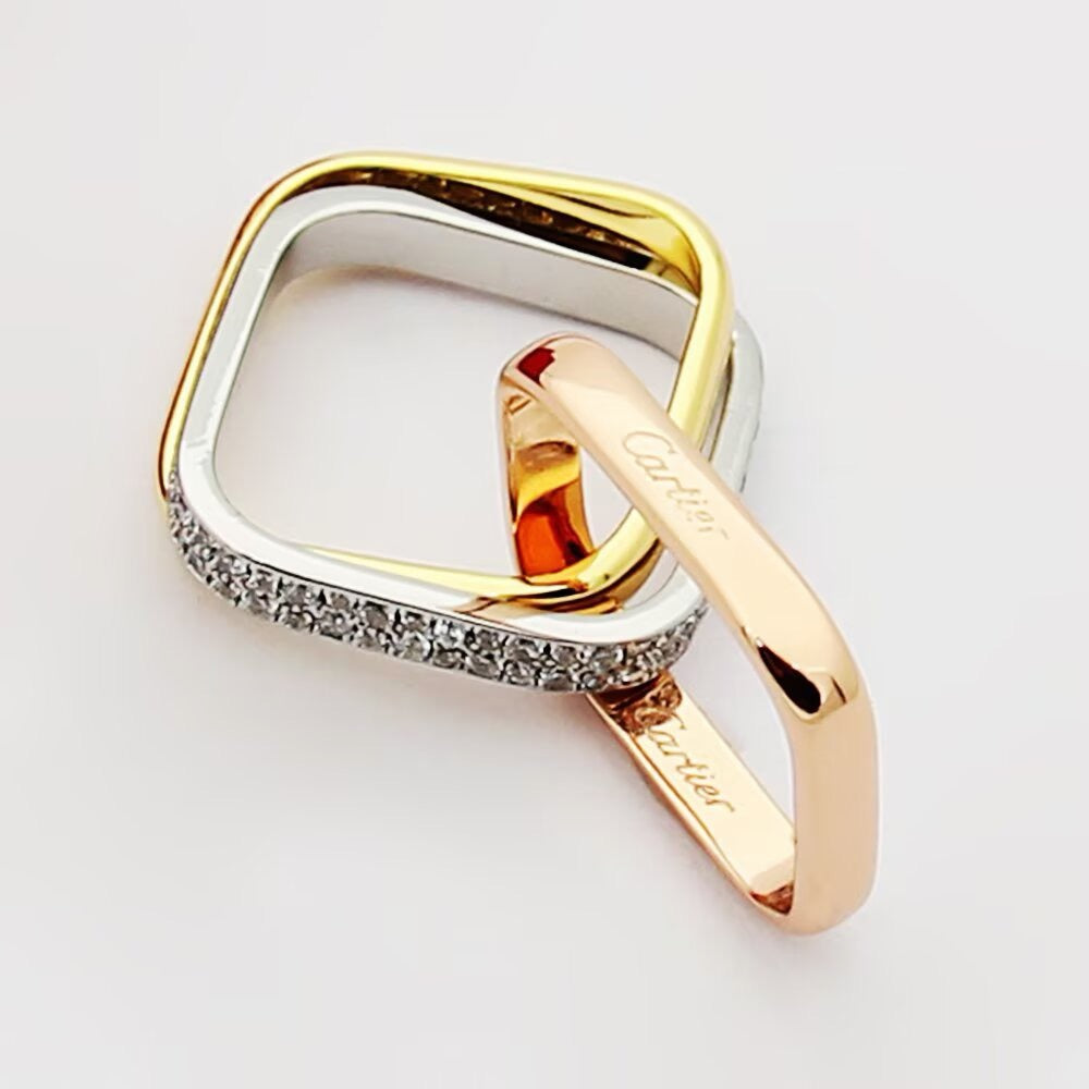 [Triumph Jewelry]TRINITY 3.5MM CUSHION RING COLLECTION
