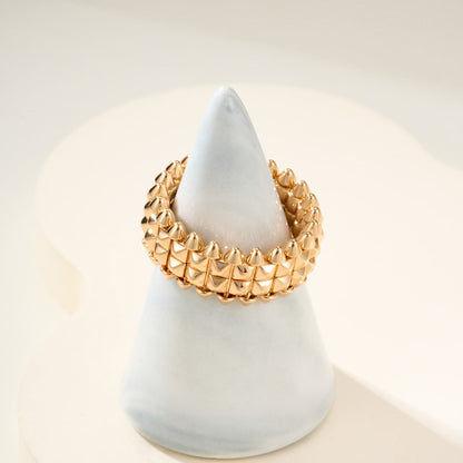 [Triumph Jewelry]CLASH 9.2MM DOUBLE ROW RING
