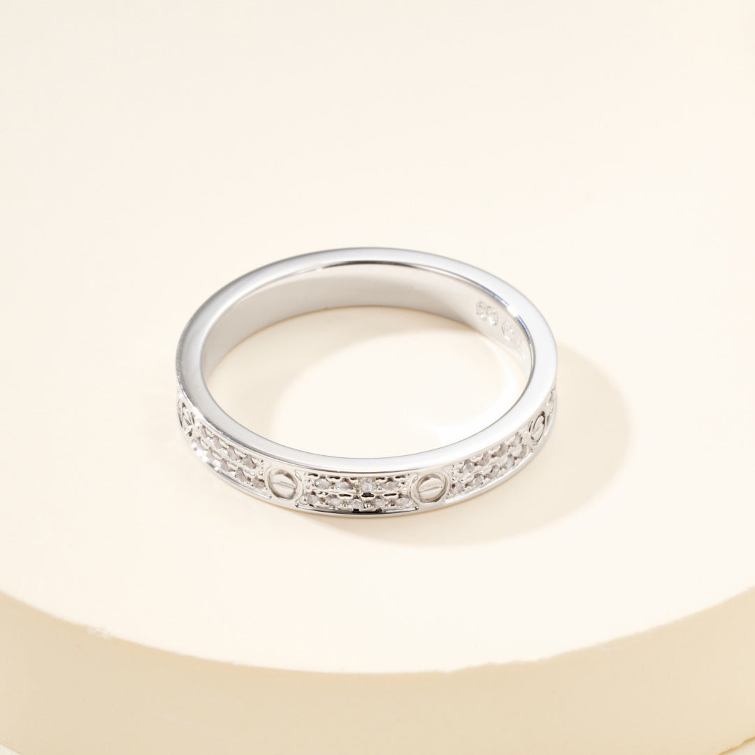 [Triumph Jewelry]LOVE RING 2.65MM DIAMOND
