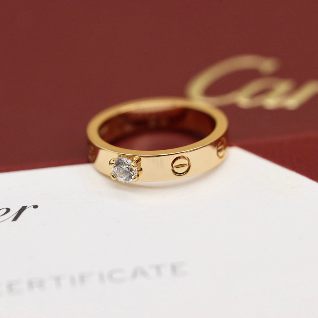 [Triumph Jewelry]LOVE RING 3.6MM 1 BIG DIAMOND