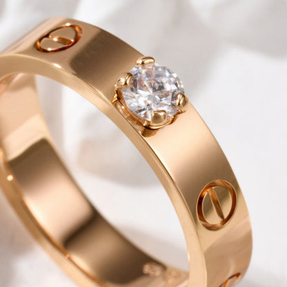 [Triumph Jewelry]LOVE RING 3.6MM 1 BIG DIAMOND