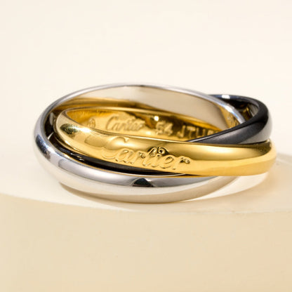 [Triumph Jewelry]TRINITY 3.2MM RING BLACK CERAMIC