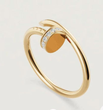 [Triumph Jewelry]JUSTE 1.8MM HALF DIAMOND RING