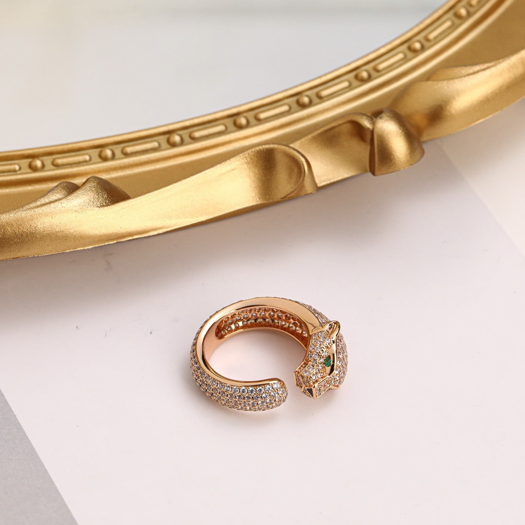 [Triumph Jewelry]PANTHERE FULL DIAMOND SMALL RING