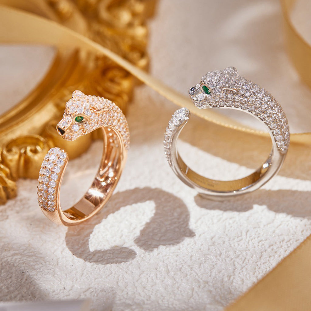 [Triumph Jewelry]PANTHERE FULL DIAMOND SMALL RING
