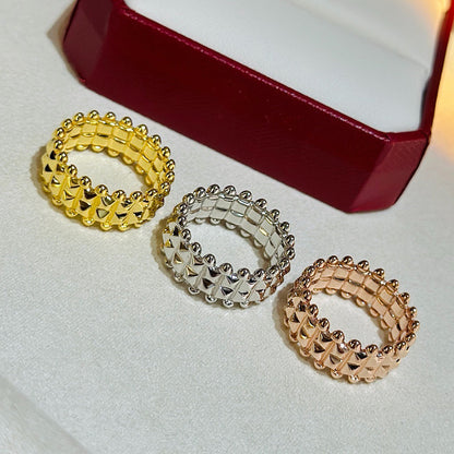 [Triumph Jewelry]CLASH 9.2MM DOUBLE ROW RING