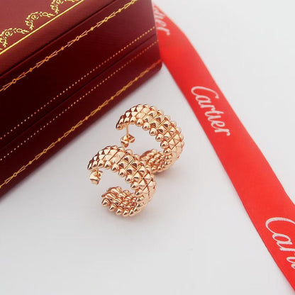 [Triumph Jewelry]CLASH 9.2MM DOUBLE ROW EARRINGS
