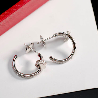 [Triumph Jewelry]JUSTE FULL DIAMOND SMALL EARRINGS