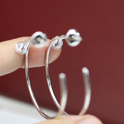 [Triumph Jewelry]JUSTE HALF DIAMOND LARGE EARRINGS