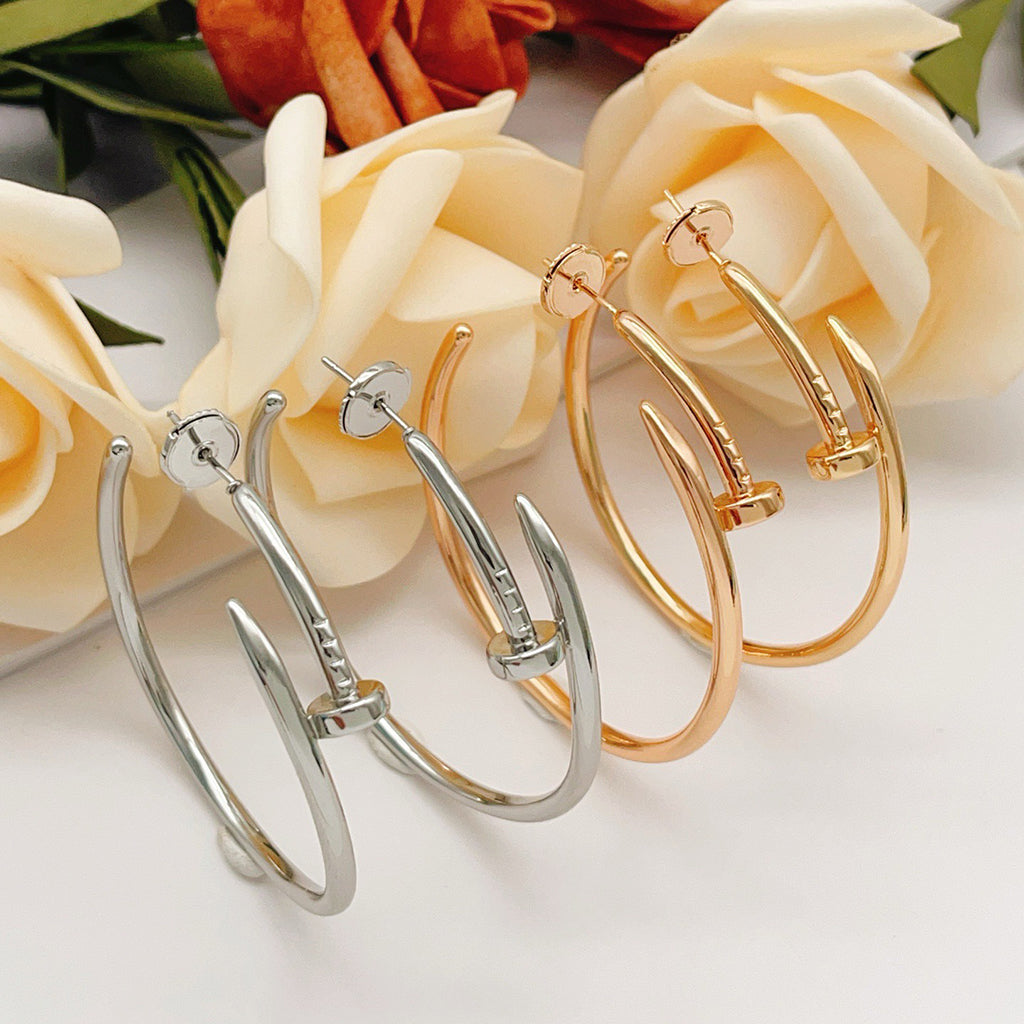[Triumph Jewelry]JUSTE NO DIAMOND LARGE EARRINGS