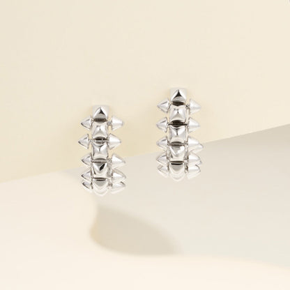 [Triumph Jewelry]CLASH MINI HOOP EARRINGS