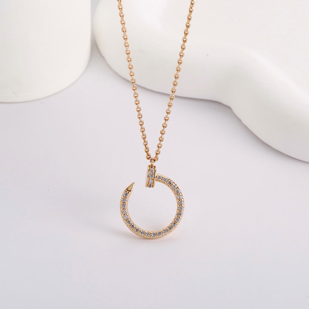 [Triumph Jewelry]JUSTE NECKLACE FULL DIAMOND