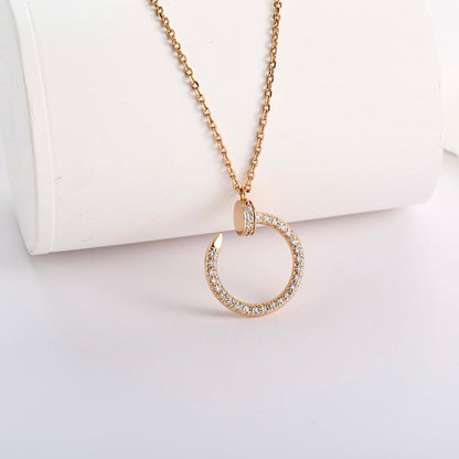 [Triumph Jewelry]JUSTE NECKLACE FULL DIAMOND