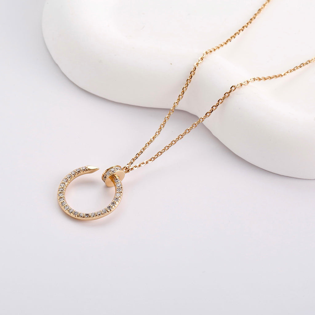 [Triumph Jewelry]JUSTE NECKLACE FULL DIAMOND