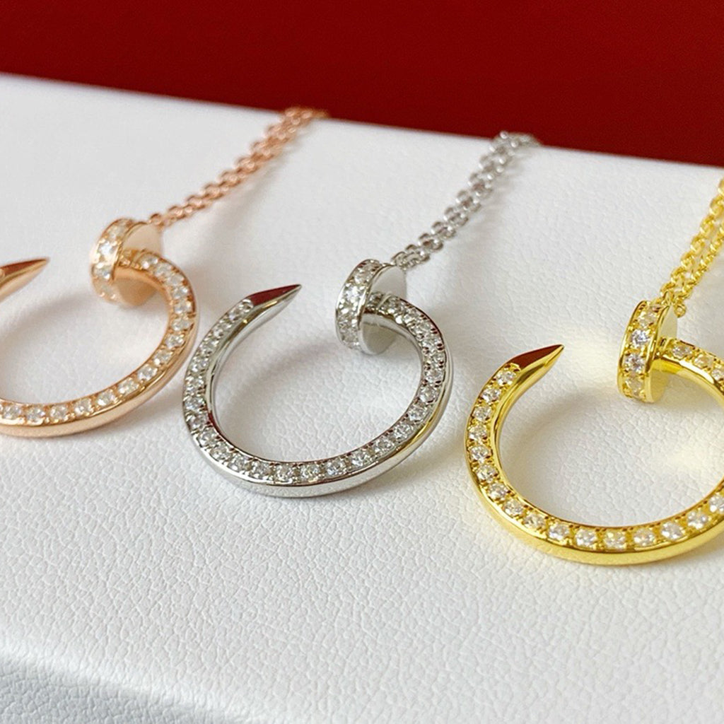 [Triumph Jewelry]JUSTE NECKLACE FULL DIAMOND