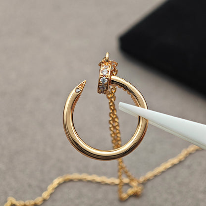 [Triumph Jewelry]JUSTE NECKLACE HALF DIAMOND