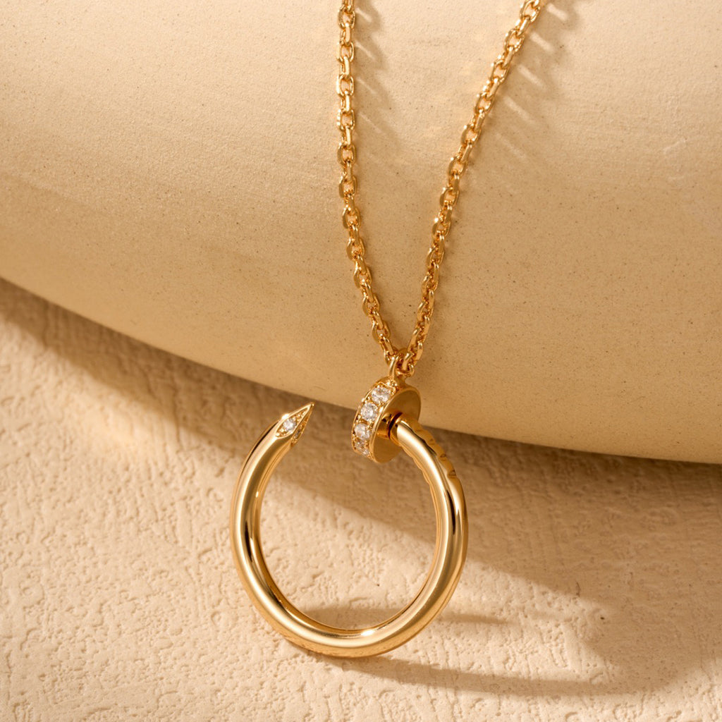 [Triumph Jewelry]JUSTE NECKLACE HALF DIAMOND