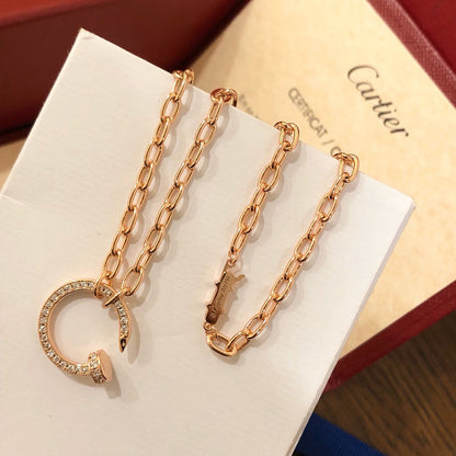 [Triumph Jewelry]JUSTE NECKLACE FULL DIAMONDS