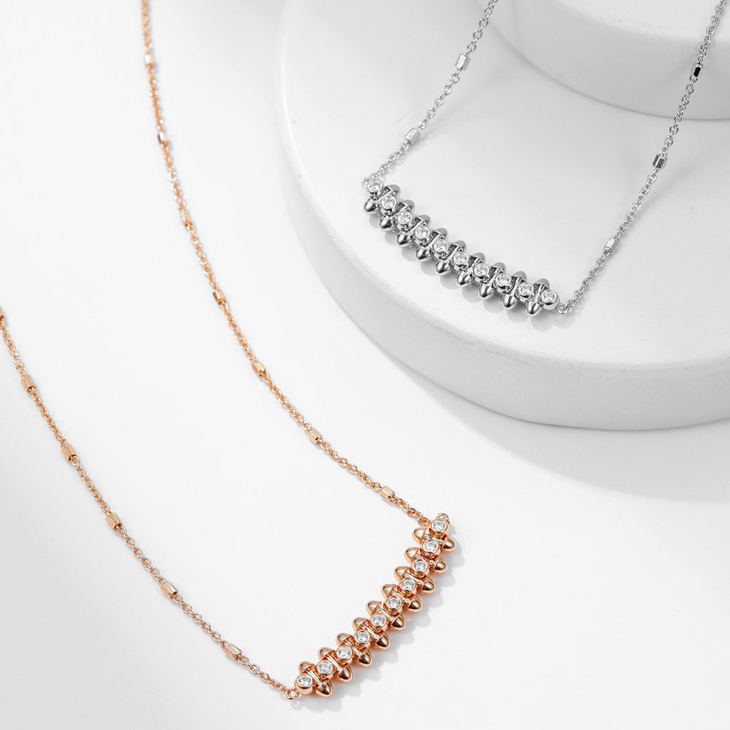 [Triumph Jewelry]CLASH  MEDIUM DIAMOND NECKLACE