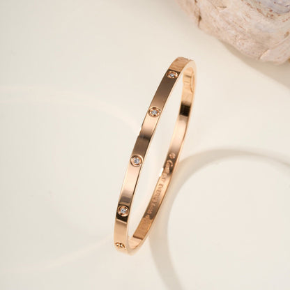 [Triumph Jewelry]LOVE BRACELET 3.65MM 10 DIAMONDS