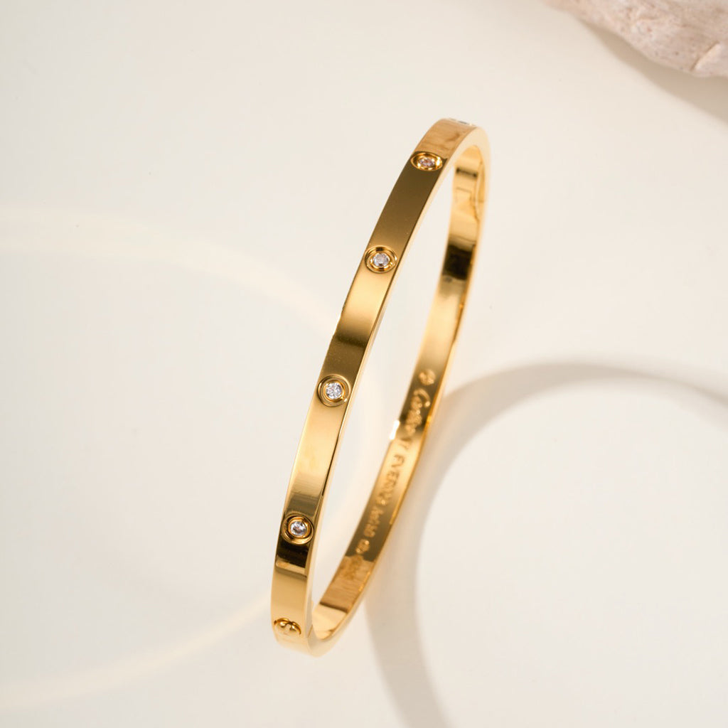 [Triumph Jewelry]LOVE BRACELET 3.65MM 10 DIAMONDS