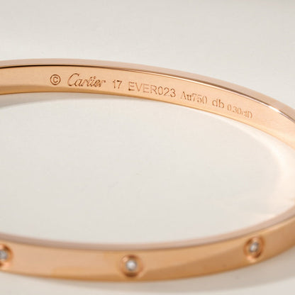 [Triumph Jewelry]LOVE BRACELET 3.65MM 10 DIAMONDS