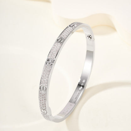 [Triumph Jewelry]LOVE BRACELET 4.8MM DIAMOND-PAVED