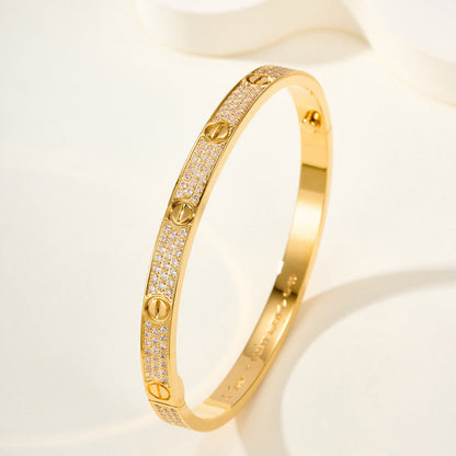 [Triumph Jewelry]LOVE BRACELET 4.8MM DIAMOND-PAVED