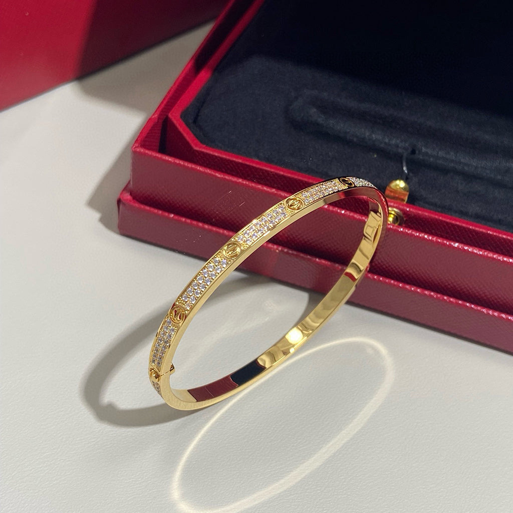 [Triumph Jewelry]LOVE BRACELET 3.65MM DIAMOND-PAVED