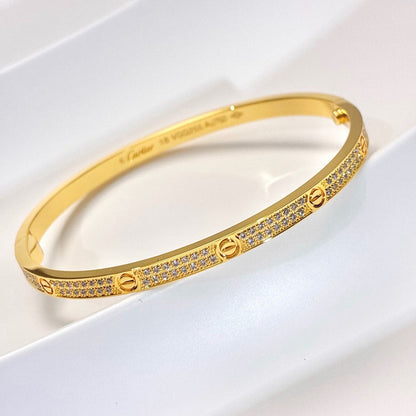[Triumph Jewelry]LOVE BRACELET 3.65MM DIAMOND-PAVED
