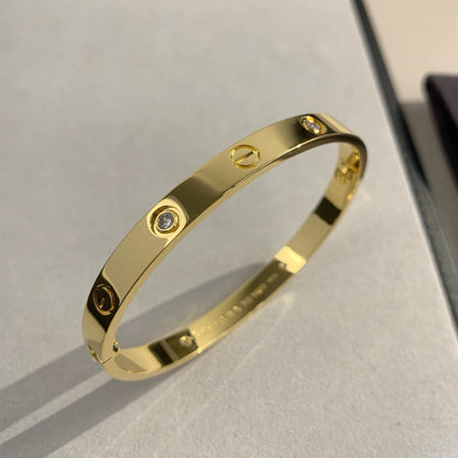 [Triumph Jewelry]LOVE BRACELET 6.1MM 4 DIAMONDS