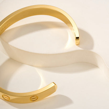 [Triumph Jewelry]LOVE BRACELET 6.1MM OPEN CUFF