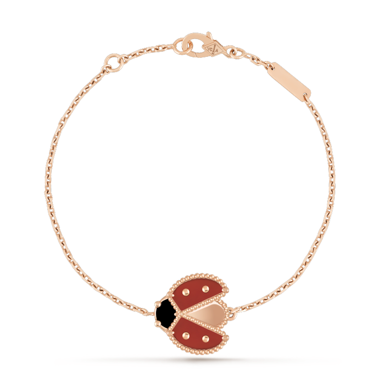 [Triumph Jewelry]LUCKY SPRING 1 MOTIF PINK GOLD BRACELET