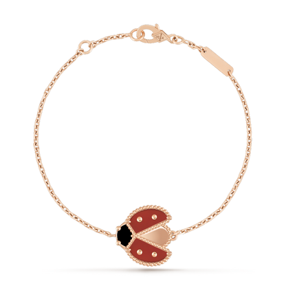 [Triumph Jewelry]LUCKY SPRING 1 MOTIF PINK GOLD BRACELET