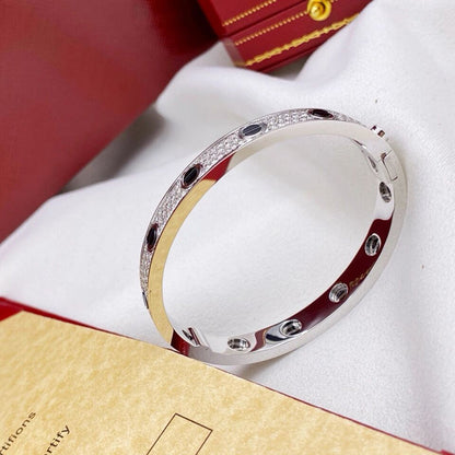 [Triumph Jewelry]LOVE BRACELET 6.1MM DIAMOND-PAVED CERAMIC