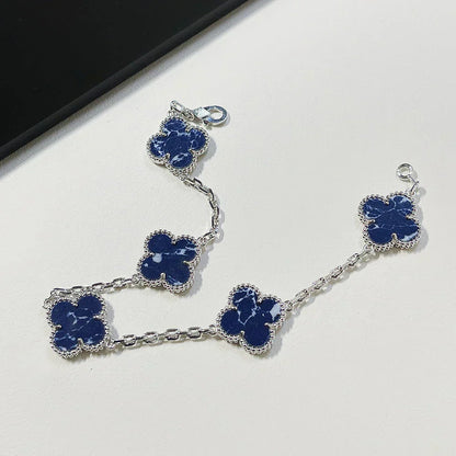 [Triumph Jewelry]CLOVER 5 MOTIF PIETERSITE BRACELET COLLECTION