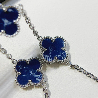 [Triumph Jewelry]CLOVER 5 MOTIF PIETERSITE BRACELET COLLECTION