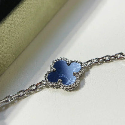 [Triumph Jewelry]CLOVER 5 MOTIF PIETERSITE BRACELET COLLECTION