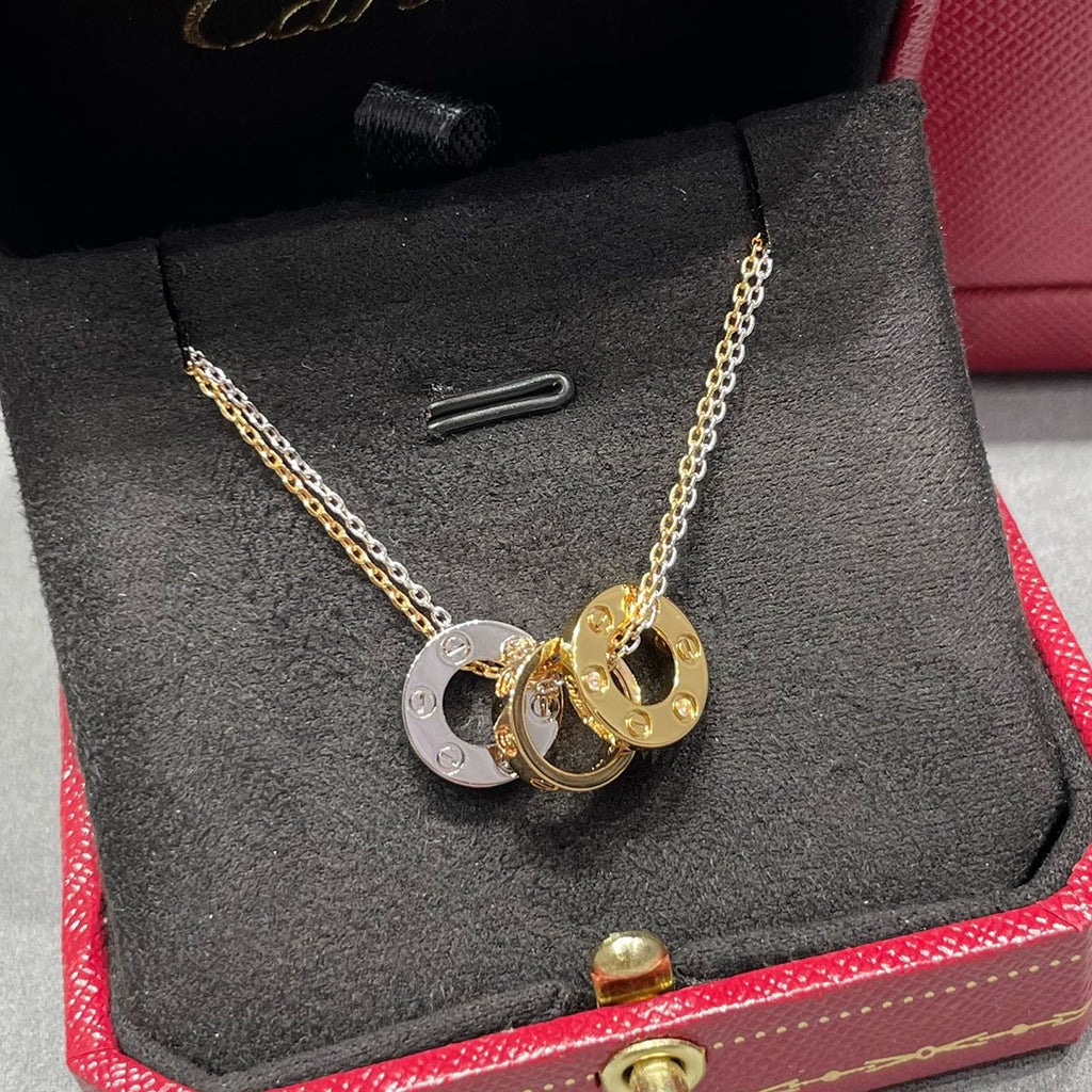 [Triumph Jewelry]LOVE 6 DIAMOND PENDANT NECKLACE