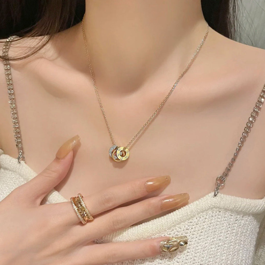 [Triumph Jewelry]LOVE 6 DIAMOND PENDANT NECKLACE
