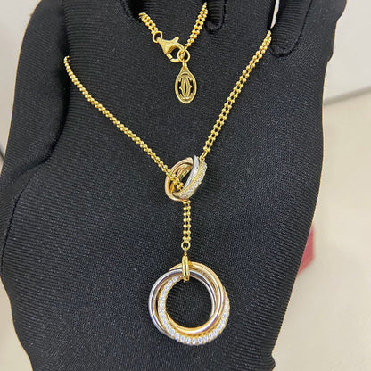 [Triumph Jewelry]TRINITY DIAMONDS NECKLACE