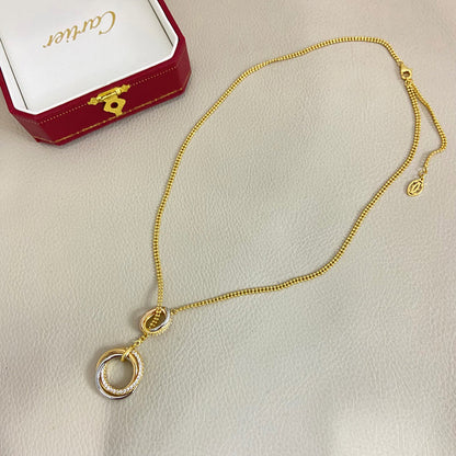 [Triumph Jewelry]TRINITY DIAMONDS NECKLACE