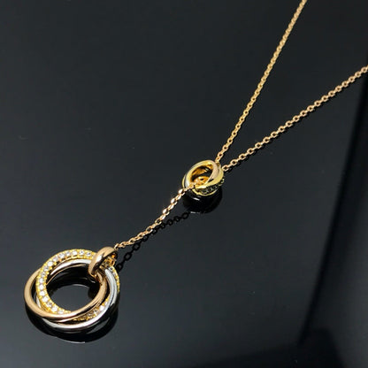 [Triumph Jewelry]TRINITY DIAMONDS NECKLACE
