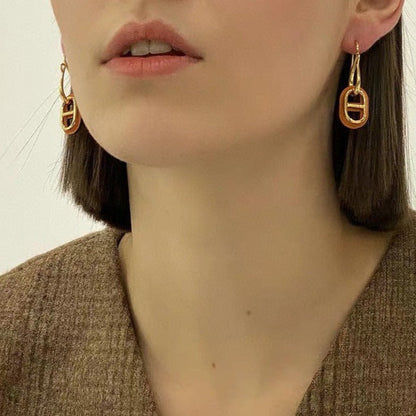 [Triumph Jewelry]HM O'MAILLON GOLD EARRINGS