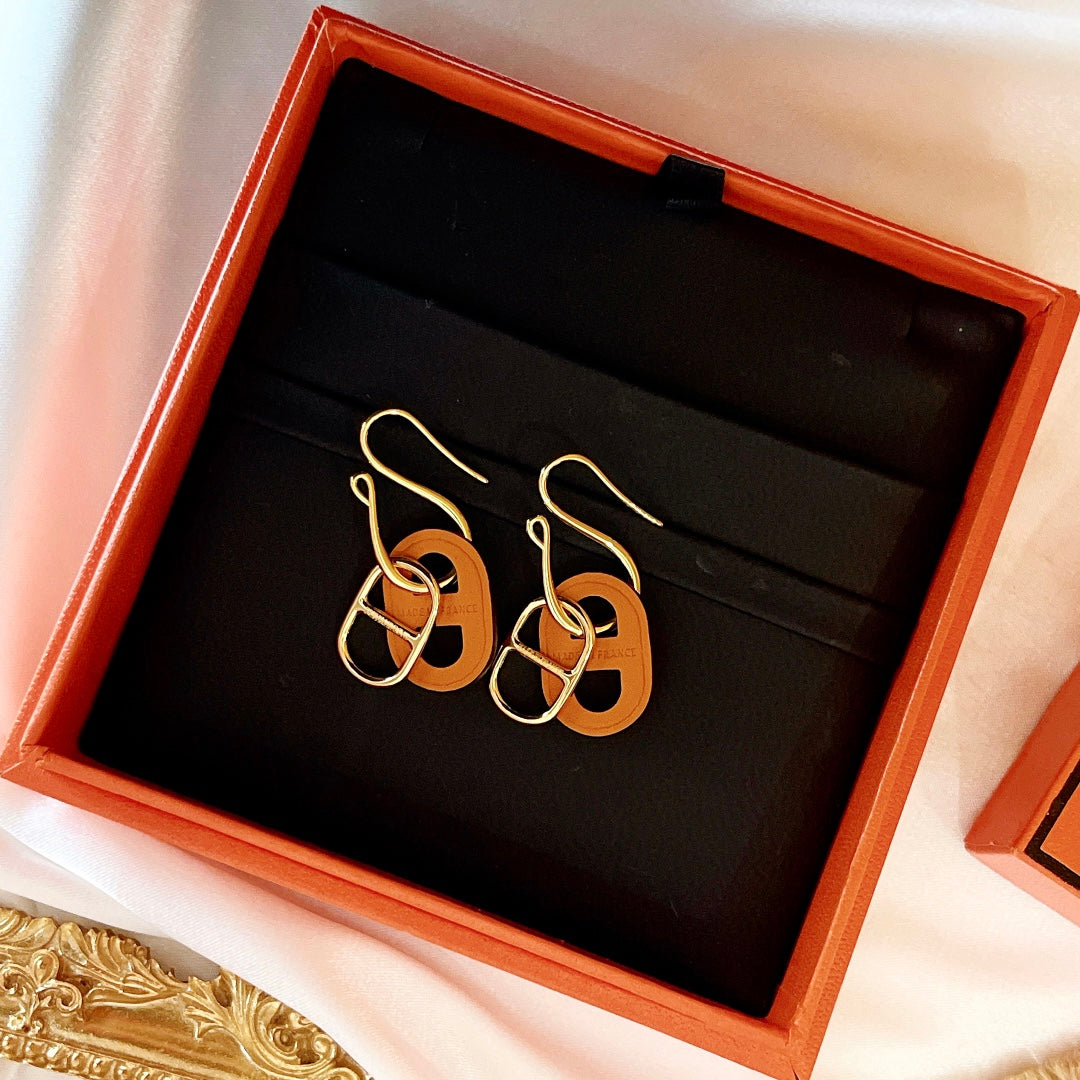 [Triumph Jewelry]HM O'MAILLON GOLD EARRINGS
