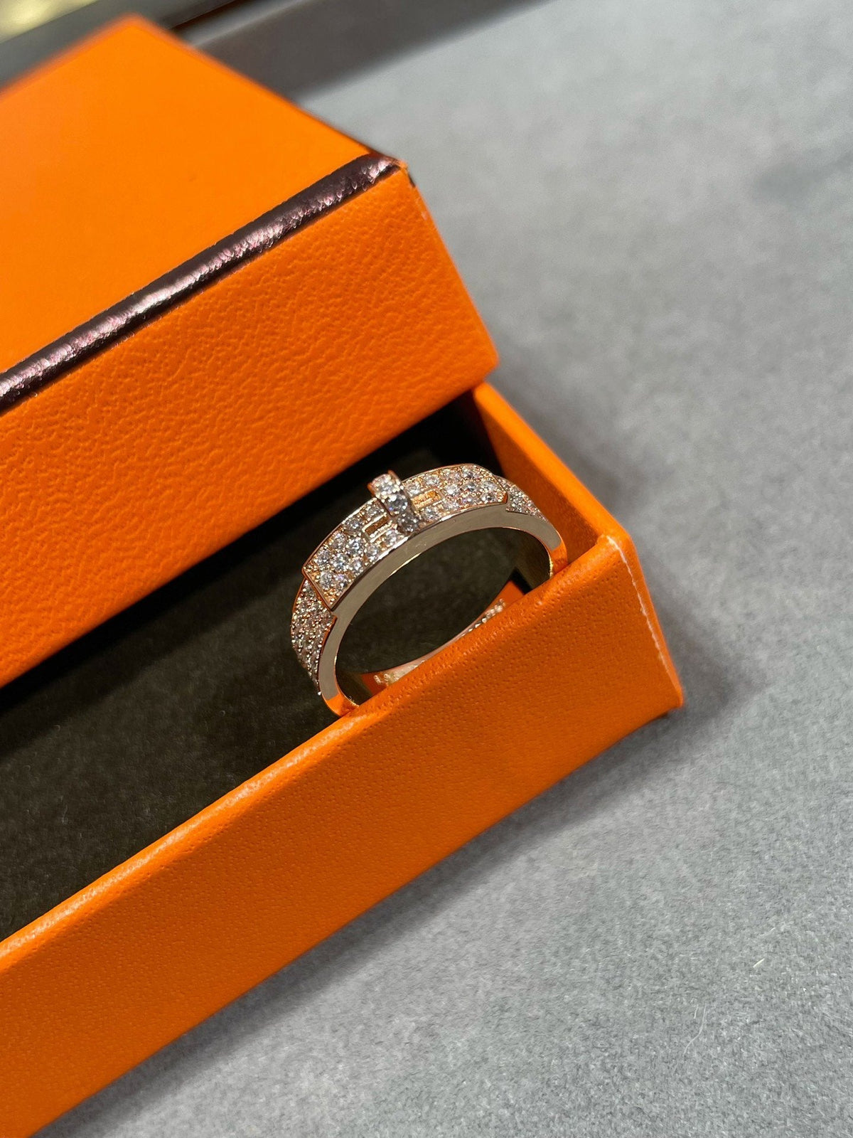 [Triumph Jewelry]KELLY PINK GOLD DIAMOND RING