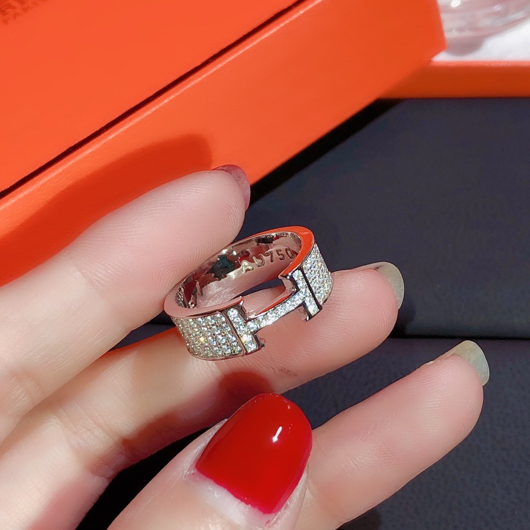 [Triumph Jewelry]H RING FULL DIAMOND
