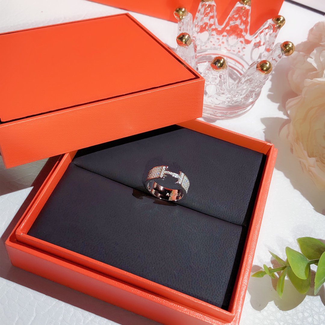 [Triumph Jewelry]H RING FULL DIAMOND