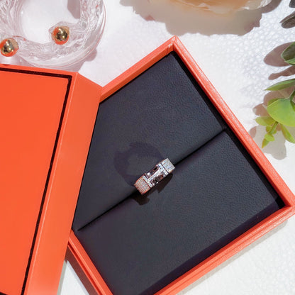 [Triumph Jewelry]H RING FULL DIAMOND