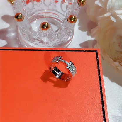 [Triumph Jewelry]H RING FULL DIAMOND